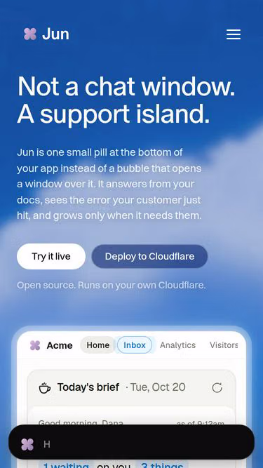 Screenshot of jun.so