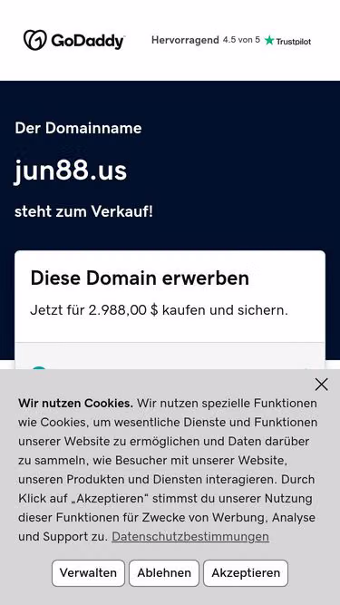 Screenshot of jun88.biz