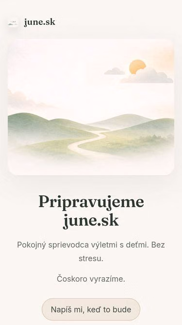 Screenshot of june.sk
