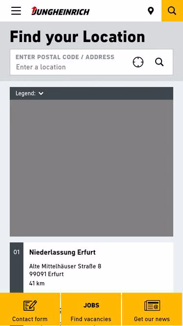 Screenshot of jungheinrich.cc