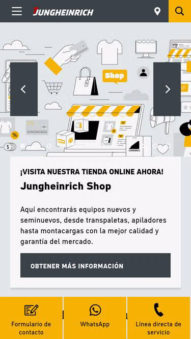 Screenshot of jungheinrich.ec