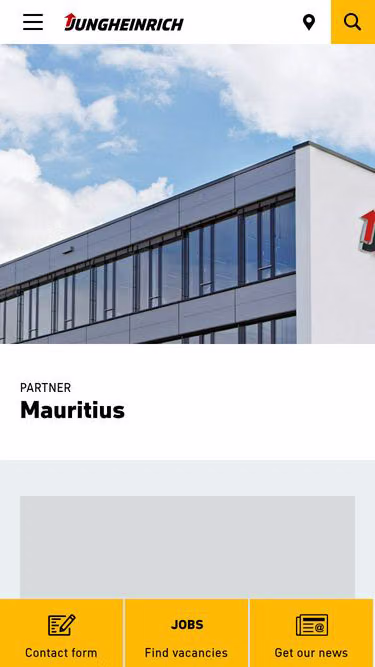 Screenshot of jungheinrich.mu