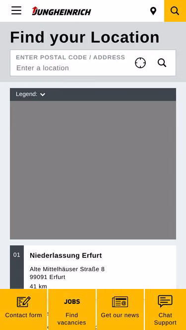 Screenshot of jungheinrich.mx
