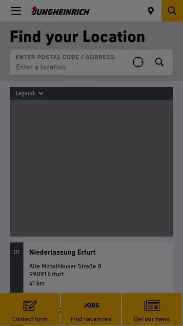 Screenshot of jungheinrich.net