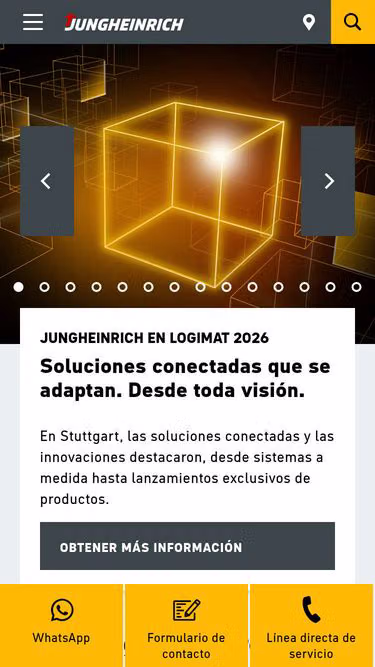 Screenshot of jungheinrich.pe