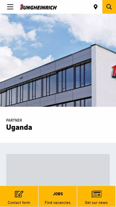 Screenshot of jungheinrich.ug