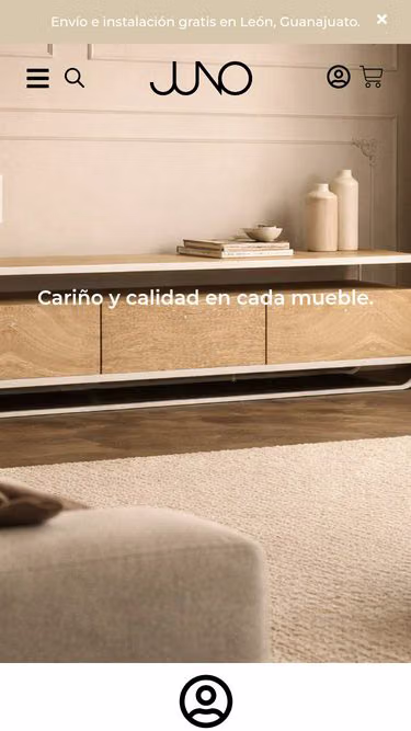 Screenshot of juno.com.mx