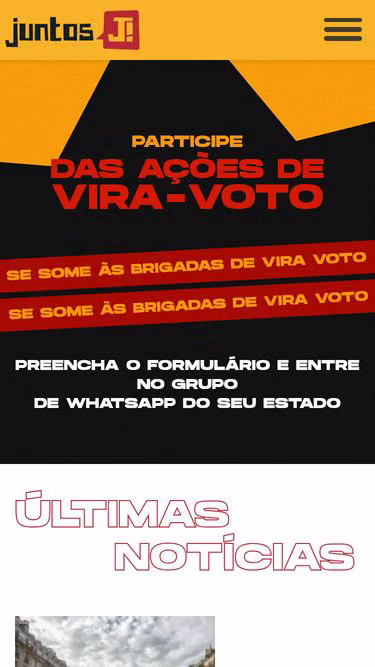 Screenshot of juntos.org.br