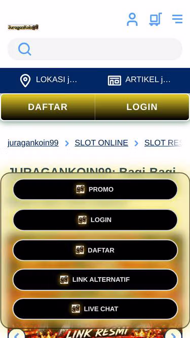 Screenshot of juragankoin99.pro