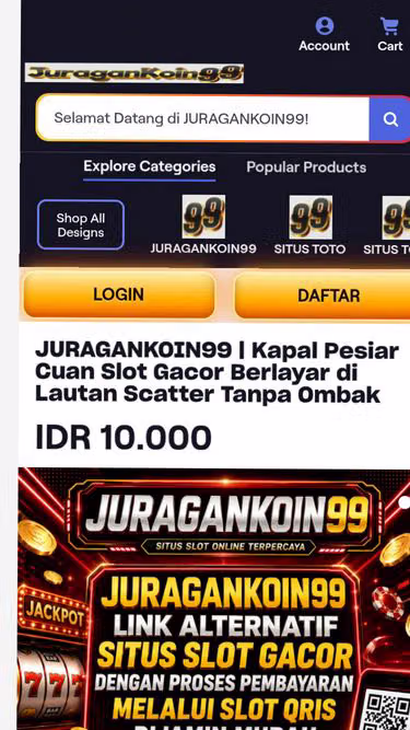 Screenshot of juragankoin99.today