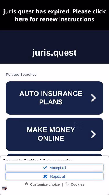 Screenshot of juris.quest