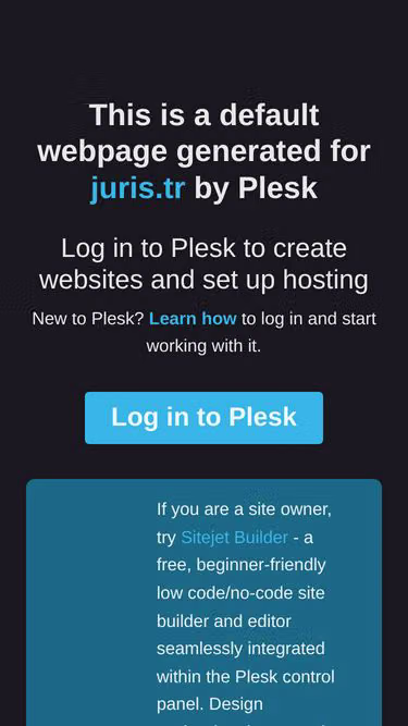 Screenshot of juris.tr
