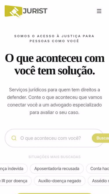 Screenshot of jurist.com.br