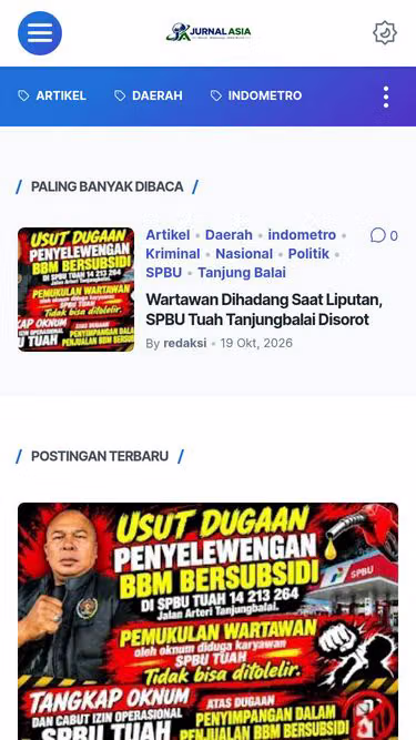 Screenshot of jurnal.asia