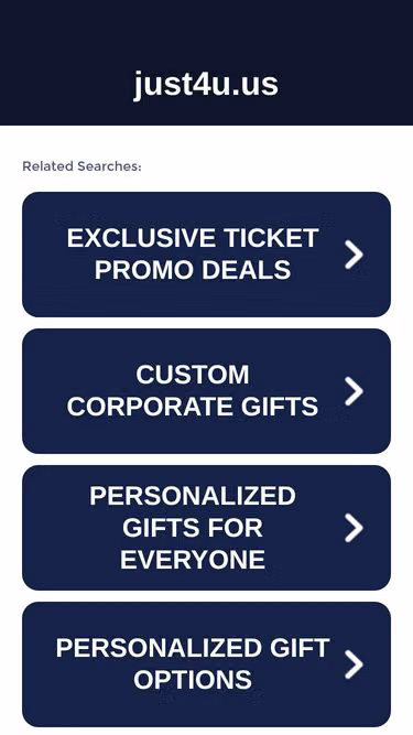 Screenshot of just4u.us