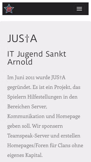 Screenshot of justa.org