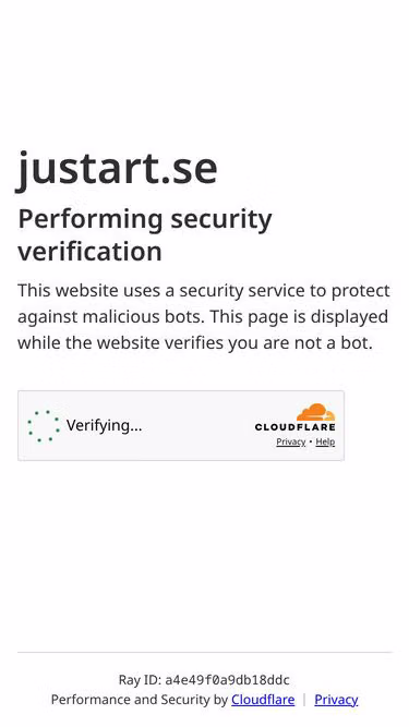 Screenshot of justart.se