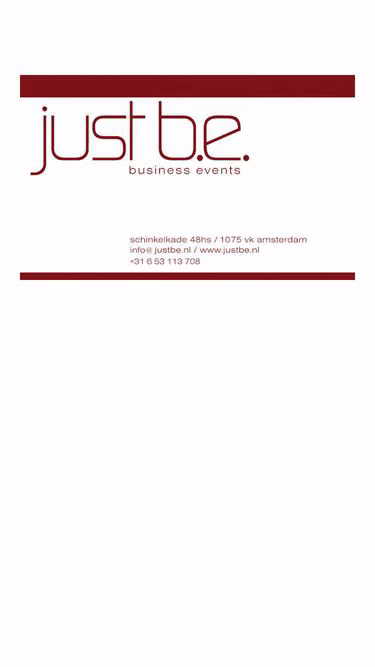 Screenshot of justbe.nl