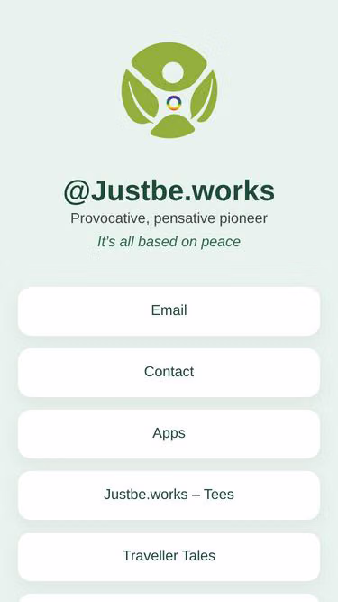Screenshot of justbe.works
