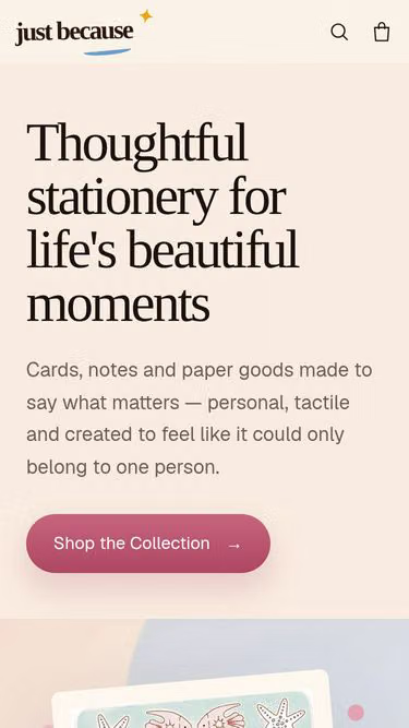 Screenshot of justbecause.ae