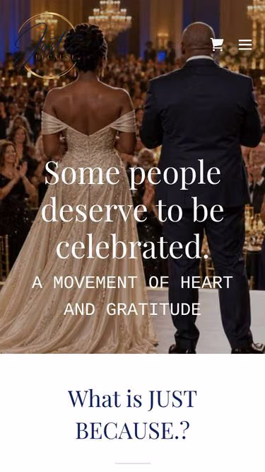 Screenshot of justbecause.live