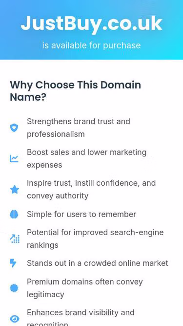 Screenshot of justbuy.co.uk