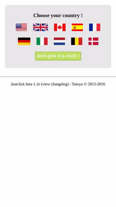 Screenshot of justclick.re