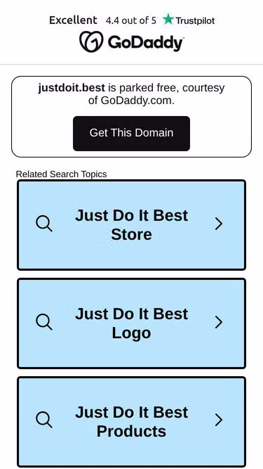 Screenshot of justdoit.best