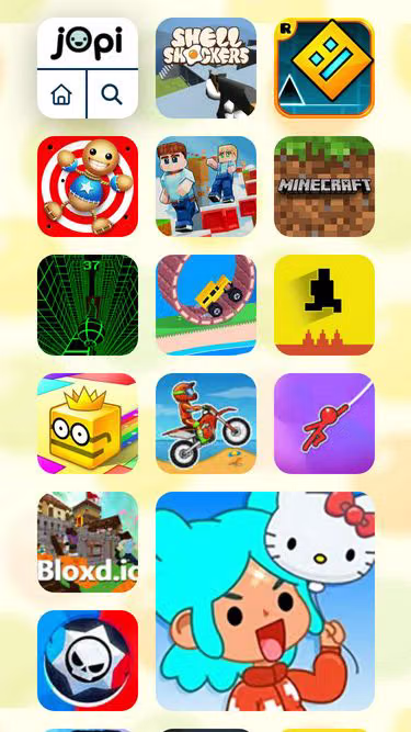 Screenshot of justgames.com