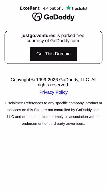 Screenshot of justgo.ventures