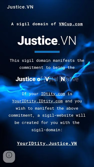 Screenshot of justice.vn