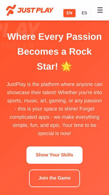 Screenshot of justplay.com.co