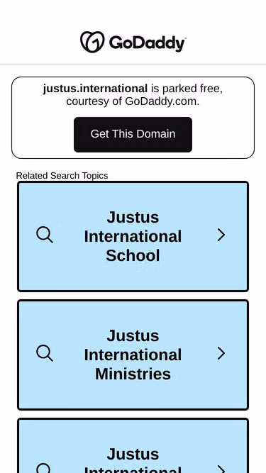 Screenshot of justus.international