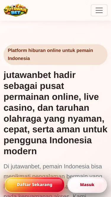 Screenshot of jutawanbet.bet