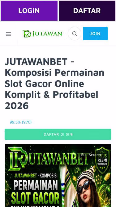 Screenshot of jutawanbet.com