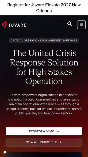 Screenshot of juvare.si