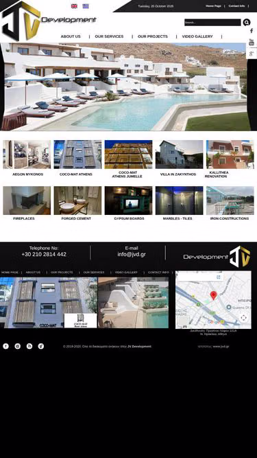 Screenshot of jvd.gr