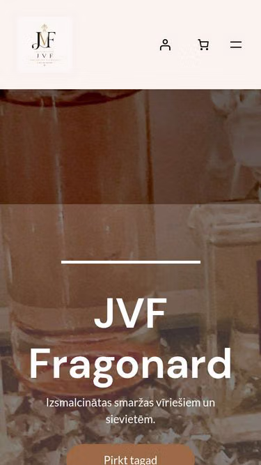 Screenshot of jvf.lv