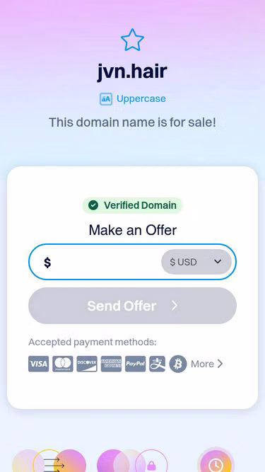Screenshot of jvn.hair