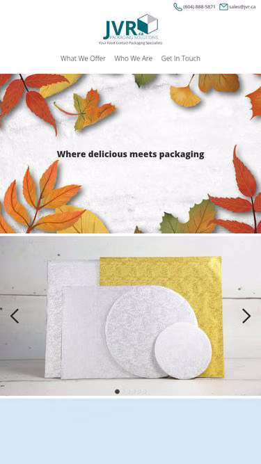 Screenshot of jvr.ca