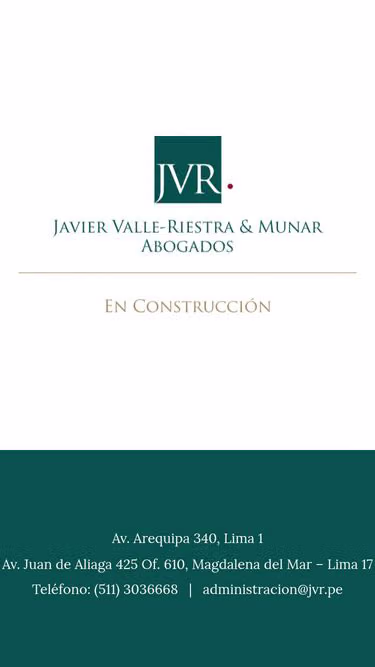 Screenshot of jvr.pe