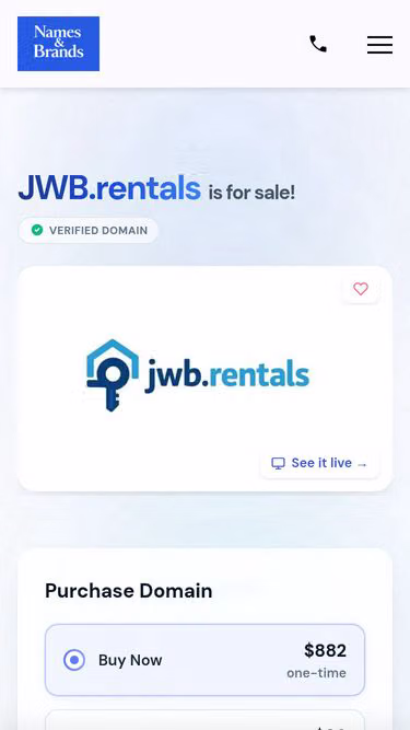 Screenshot of jwb.rentals