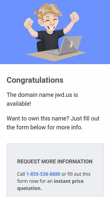 Screenshot of jwd.us