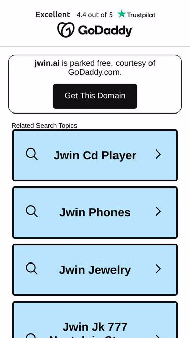 Screenshot of jwin.ai