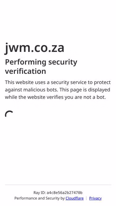 Screenshot of jwm.co.za