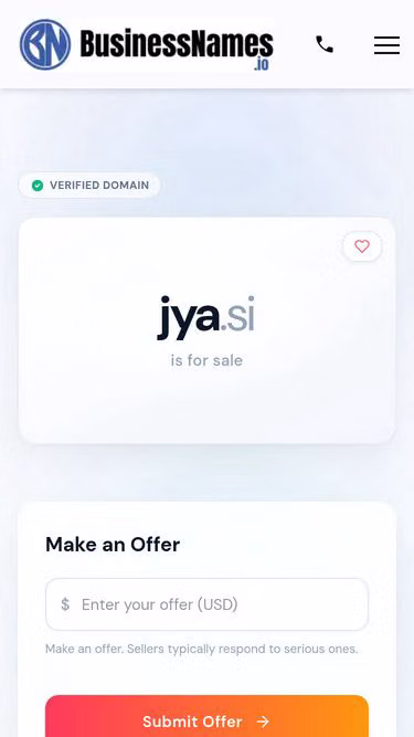 Screenshot of jya.si