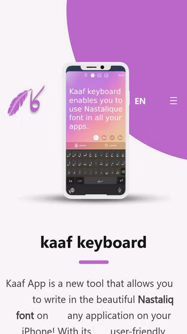 Screenshot of kaaf.me