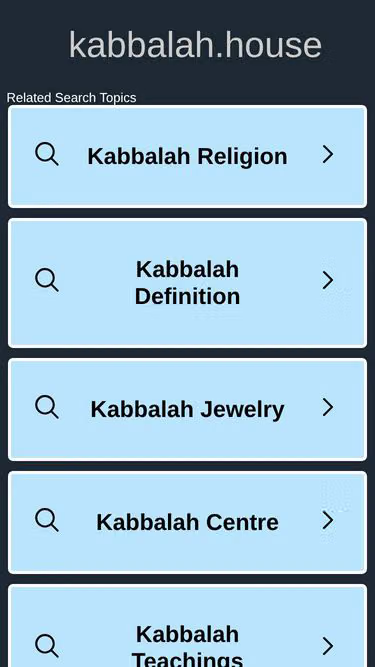 Screenshot of kabbalah.house