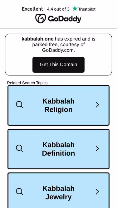 Screenshot of kabbalah.one