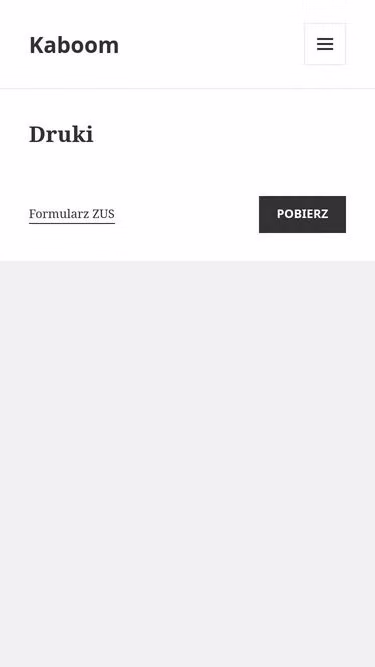 Screenshot of kaboom.waw.pl